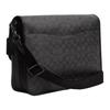Coach Hitch 32 Classic Monogram Print Coated Canvas And Calfskin Messenger Bag Men bags Charcoal CAH92-CHR