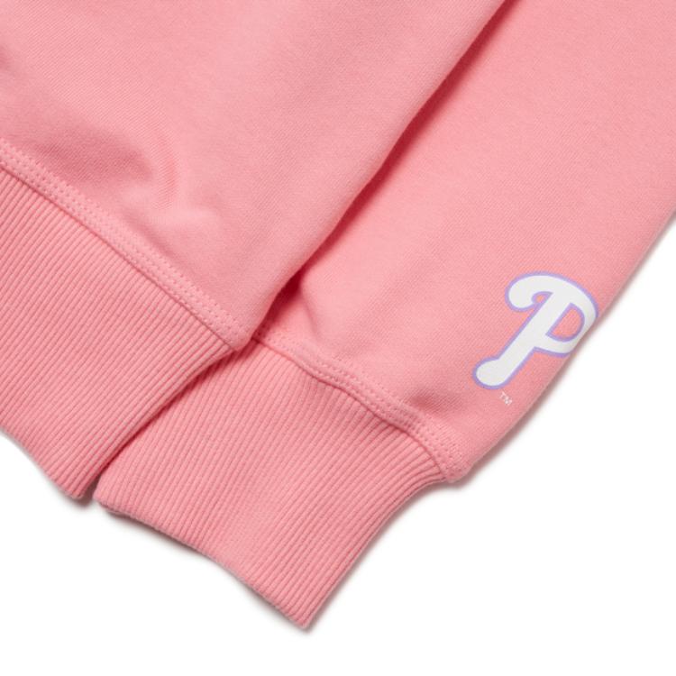 New MLB Philadelphia Team Sweatshirt Unisex Coral Pink 3AMTD0121-10COL