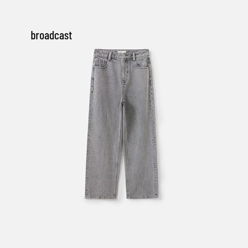 

Broadcast Women s Retro High-Waist Straight-Leg Jeans M