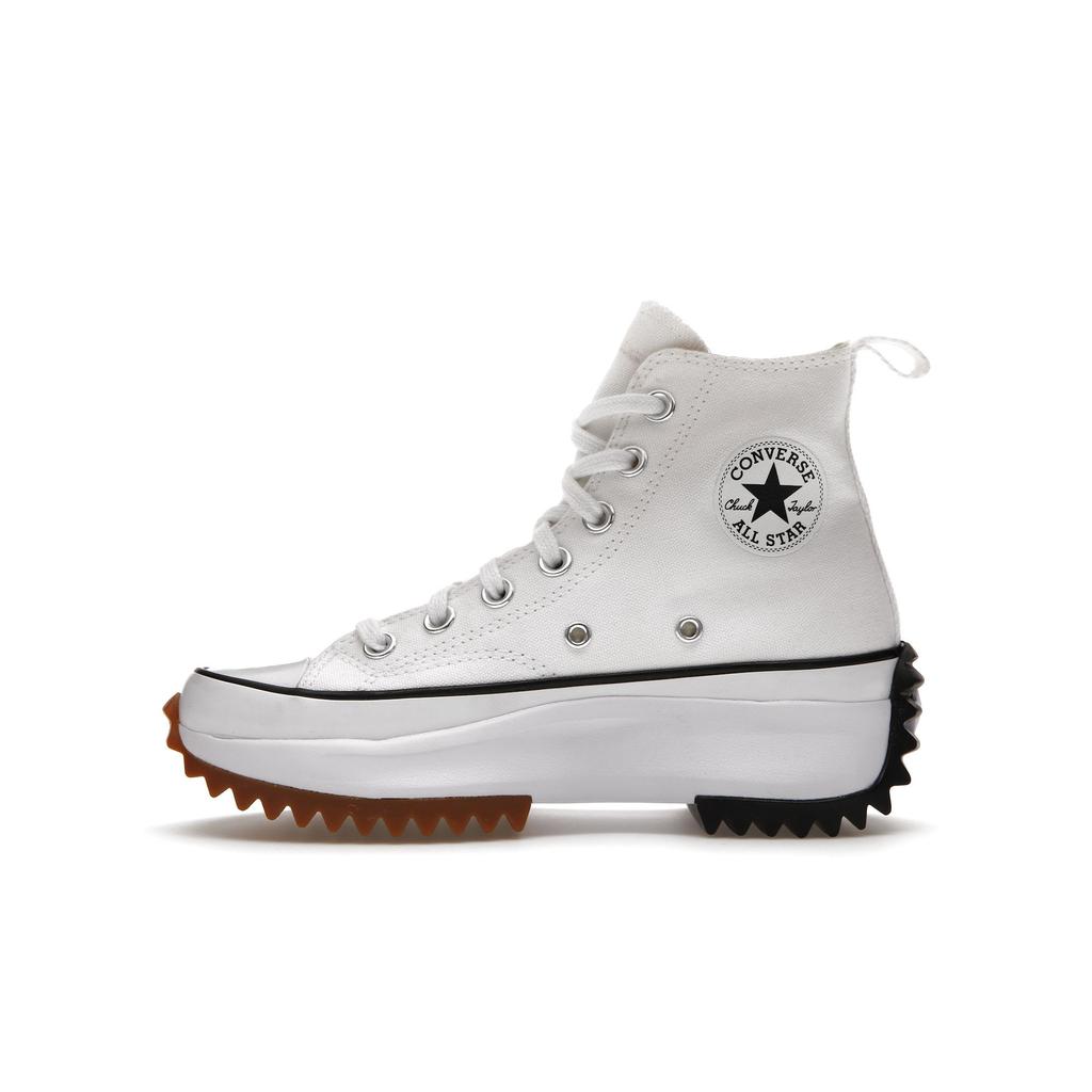 Converse Run Star Hike High White Black Gum Unisex Sneakers 166799C