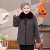 Mom's Winter Wool Coat for Middle-aged & Elderly: Thick Velvet Wool Top for Autumn/Winter, Grandma's Warm Outfit