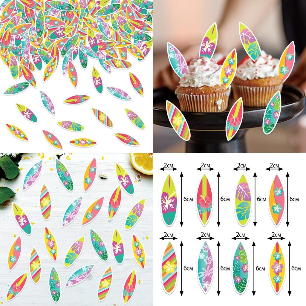 Themed Surfboard Flower Confetti Birthday Party Decoration Props Throwing