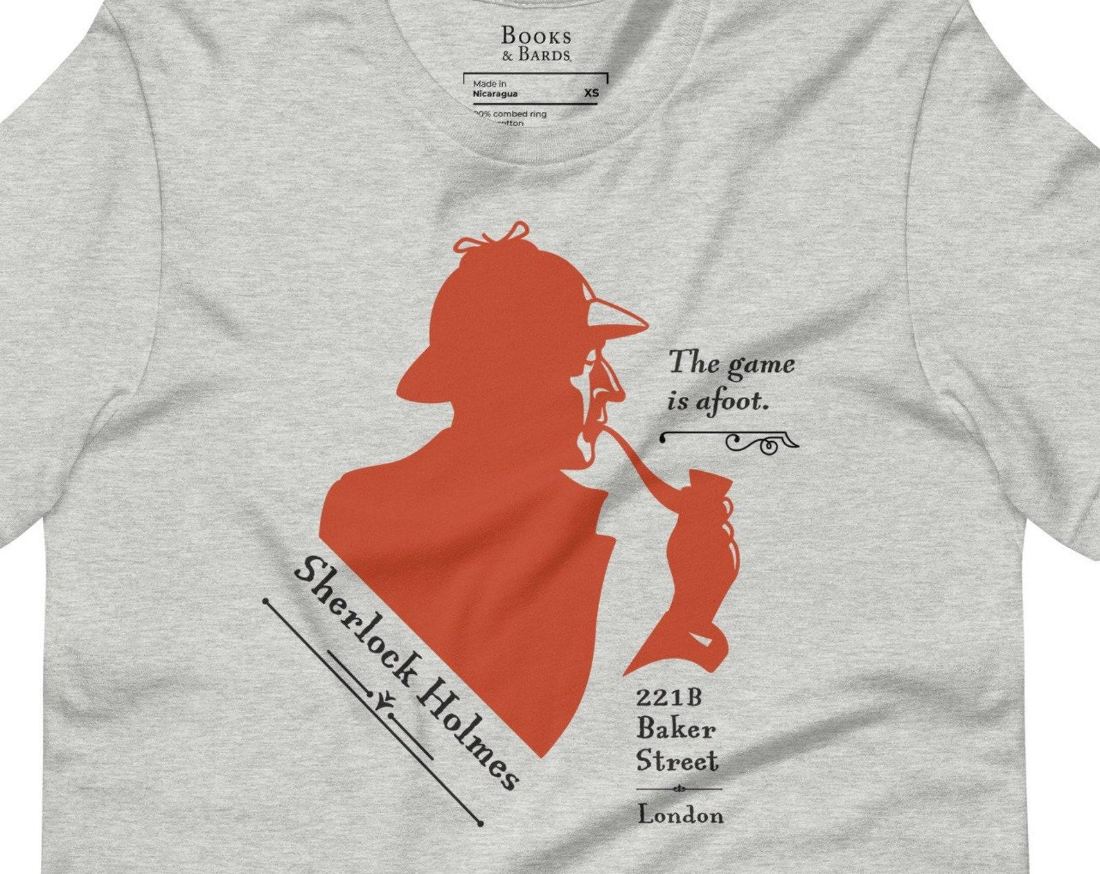 Sherlock Holmes T-Shirt | Conan Doyle | Classic Books | Literary Shirt M