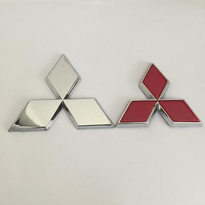 1pcs 3D ABS for LANCER OUTLANDER Car Emblem Front Hood Badge Rear Tail Trunk Sticker Decal Styling Auto Accessories
