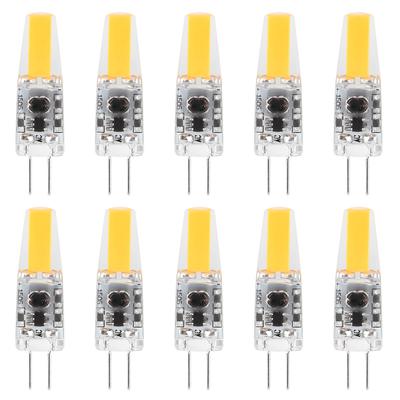 10Pcs Household Mini G4 Silicone LED Light Bulb 1.5W AC12V for Car Cabinet Hotel Lighting