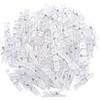 100 Pcs Mini Clear Photo Clips, Mini Clothesp Clip, Clothes Line Clips, Mini Transparent Plastic Clips