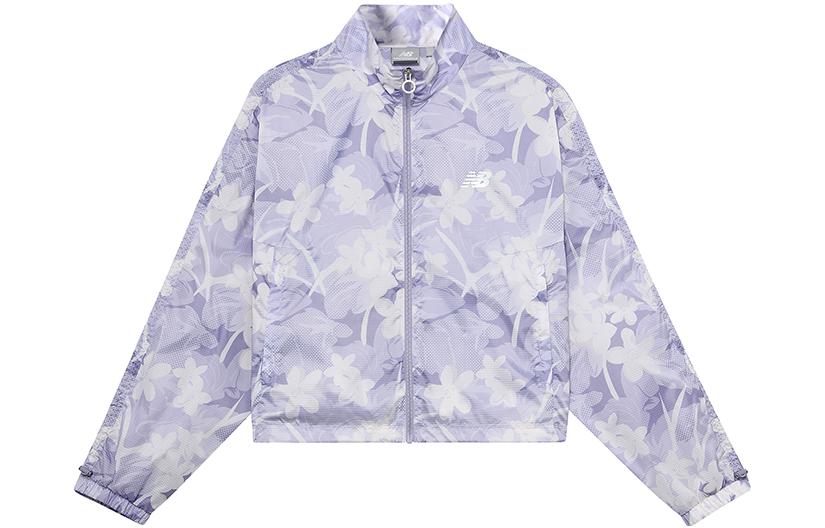 New Balance Jackets Women s Purple Stand Collar Moderate Other 5AC2U912-MIX S