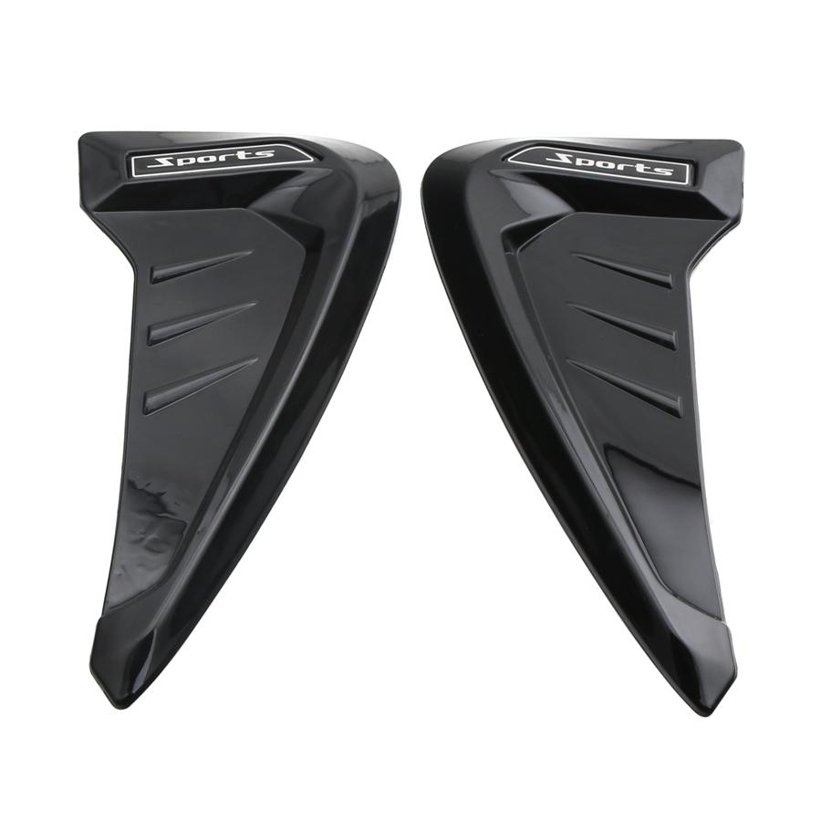Universal 3D Black Car Side Wing Air Flow Fender Grill Intake Vent Trim Sticker