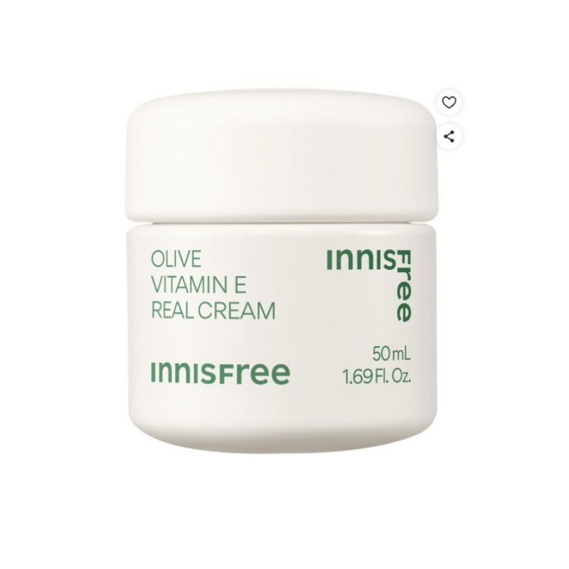 Innisfree Olive Vitamin E Real Cream (50ml, 1 Piece)