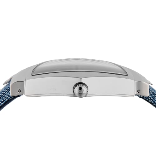 Hamilton Ventura Quartz Watch, Blue Dial, Stainless Steel, Mineral Glass, Quartz Movement, 5 ATM Water Resistance, 36mm, Swiss Made, H24411941, Men's