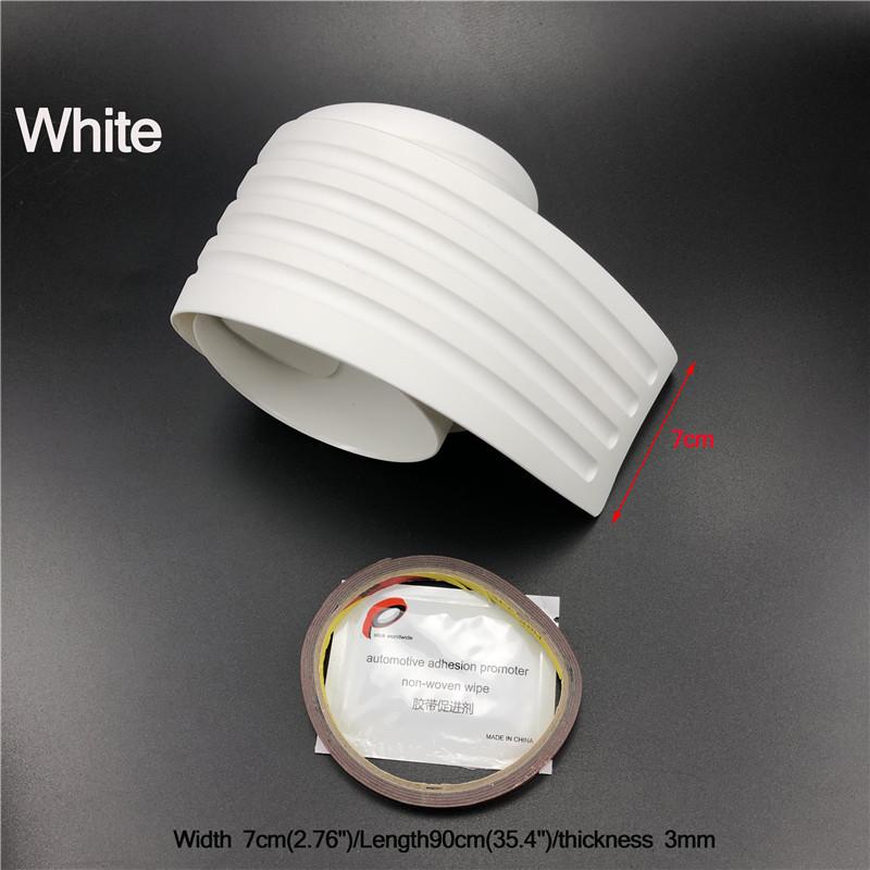 

Car Rear Bumper Scuff Protective Cover For Toyota Prius Levin Crown Avensis Previa FJ Cruiser Venza Sienna Alphard ZELAS HIACE 90CM White