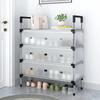 DIY Shoe Rack Save Space Bedroom High-capacity High Load-bearing Capacity Sturdy and Durable Modern Simplicity Metal Shoes Rack