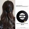 New Safe Flat Round Gripper Clip Cute Hair Claws Women Girls Hairpins Hairclip Barrettes Accessories Headdress Headwear Ornament