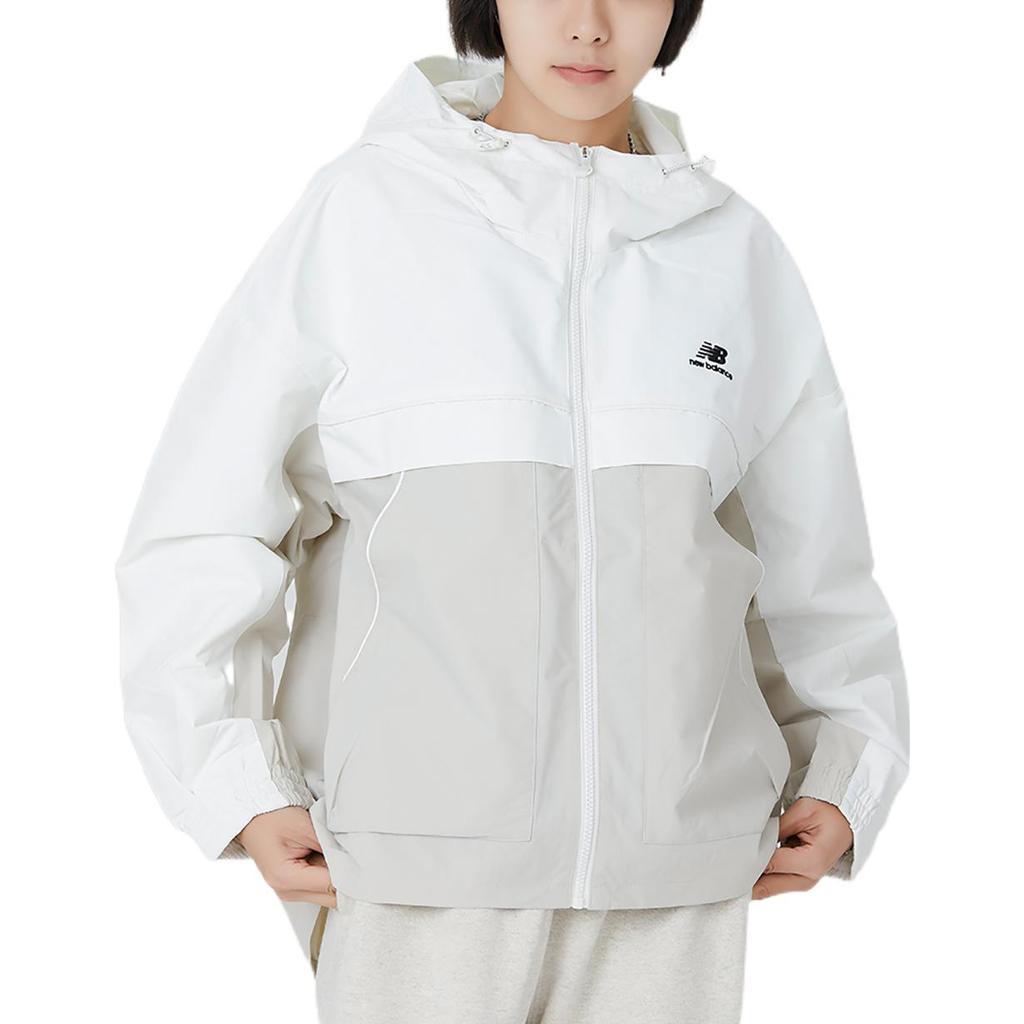 New Balance Jackets Women's Khaki Hooded Moderate Other 5AC39312-IV
