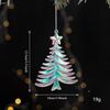 Acrylic Reindeer Ornament for Xmas Tree Crystal Dancing Hanging Figurine Decor Deer Ornament for Home Xmas Tree Party Supply
