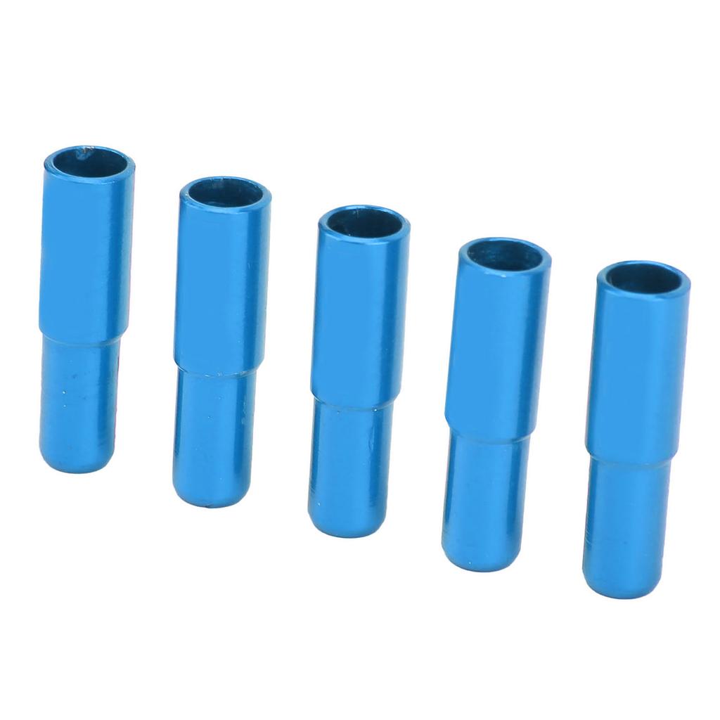 DUUTI 5pcs 5mm Bicycle Brake Cable Inner End Caps Crimps Aluminum Alloy Shifter Ferrules for Road