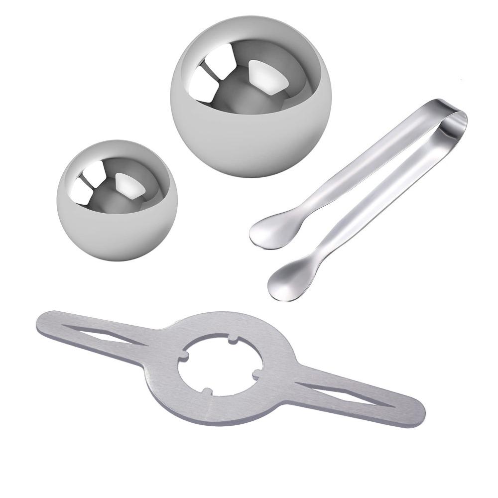 Stainless Steel Espresso Chilling Ball Set Reusable Espresso Cooling Balls Retain Original Flavor