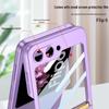 Ultra-thin Samsung Flip6 Case with Integrated Wrist Strap & Protective Folding Cover
