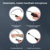 Wireless Microphone Headset UHF Wireless Headset & Handheld 2 in 1 Mic with LED Digital Display 165 ft Range Micrence Microphone