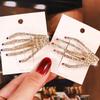1Pc Punk Style Skull Claw Hand Bone Hair Clips Alloy Hairpins Headband Barrettes