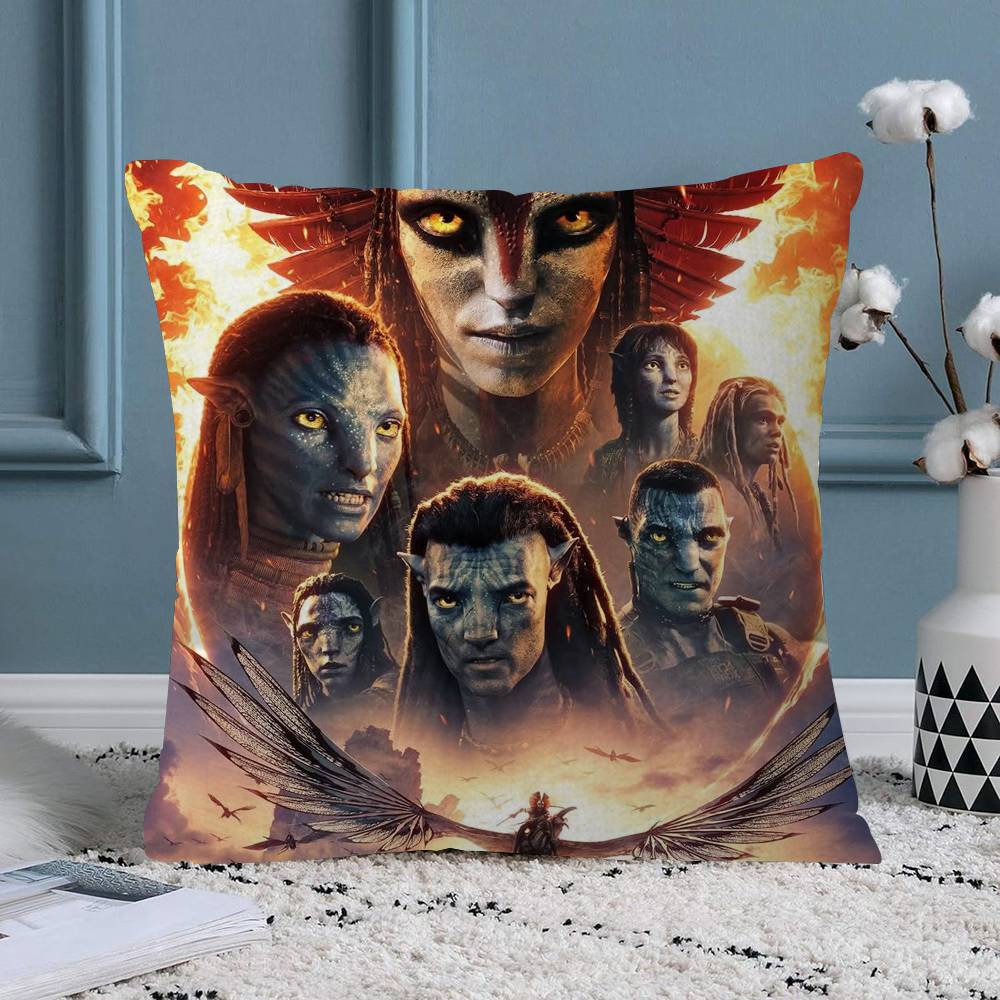 PC Scifi Movies AAvatar Vintage Pillow Cushion Cover Pillowcase Living Room Sofa Home Decor Customized