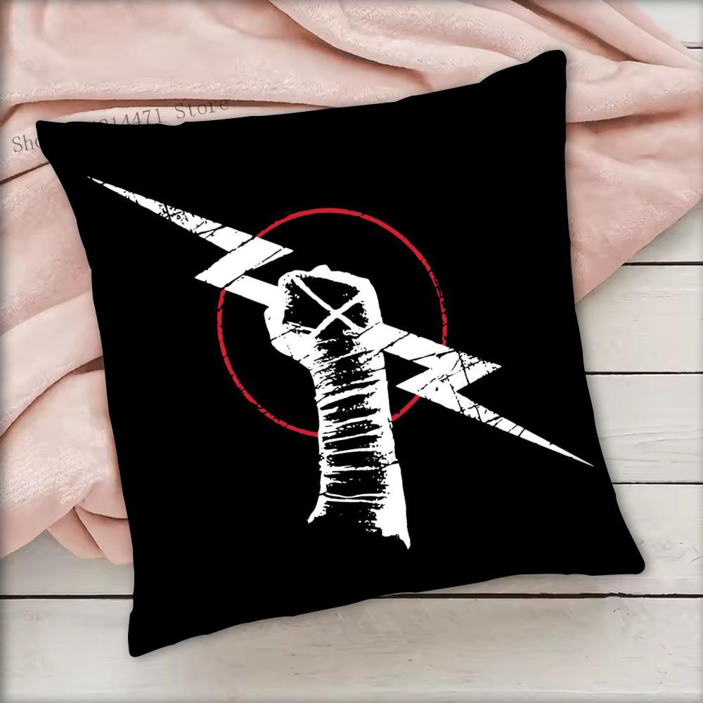 1 Stück CM Punk WWE Kissenbezug Quadrat Schlafzimmer Sofa Freizeit Komfort Kissen Auto Wohnzimmer Heimdekoration