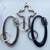 Zinc Alloy Bag Charm Trinkets Keychain Cross Carabiner Keychain Camping Hiking Outdoor Climber Waist Pendant Accessories Gift