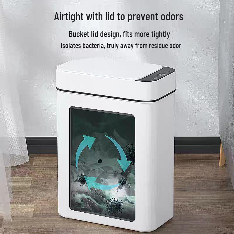 Chytrý automatický indukční odpadkový koš pro domácnost