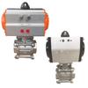 DN80 3-Inch 304 Stainless Steel Pneumatic Ball Valve