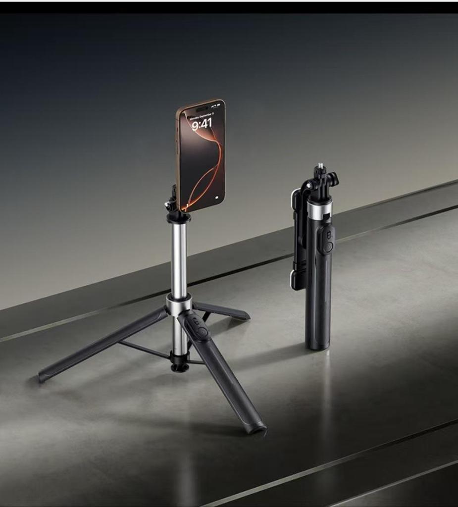 Bluetooth Magnetic Selfie Stick & Stabilizer with Remote Control for Universal Phone Vlogging