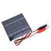 Small Solar Panel with Wire Clip 1.5W Polycrystalline Silicon Portable Solar Panel Charger for DIY Electric Toy Light