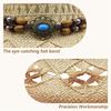 with Vintage Decorative Bands Beach Sun Hat Wide Brim Western Cowgirl Hat Cowboy Hat  for Holiday
