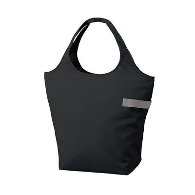 MOTTERU Kururit Kühltasche Marche Charcoal Black Stoff Öko-Geschenktasche, Stilvoll, Faltbar, Kompakt, Tasche, Niedlich, Outdoor,