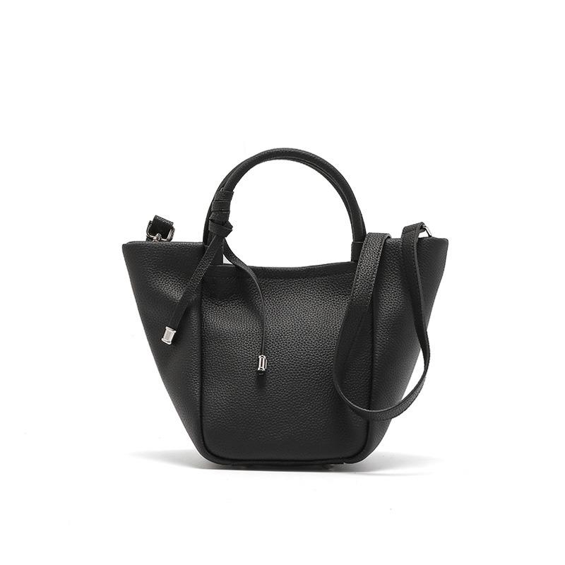 First Layer Rindsleder Umhängetasche Damentasche Foreign Style Korb Korb Bucket Bag Crossbody Bag