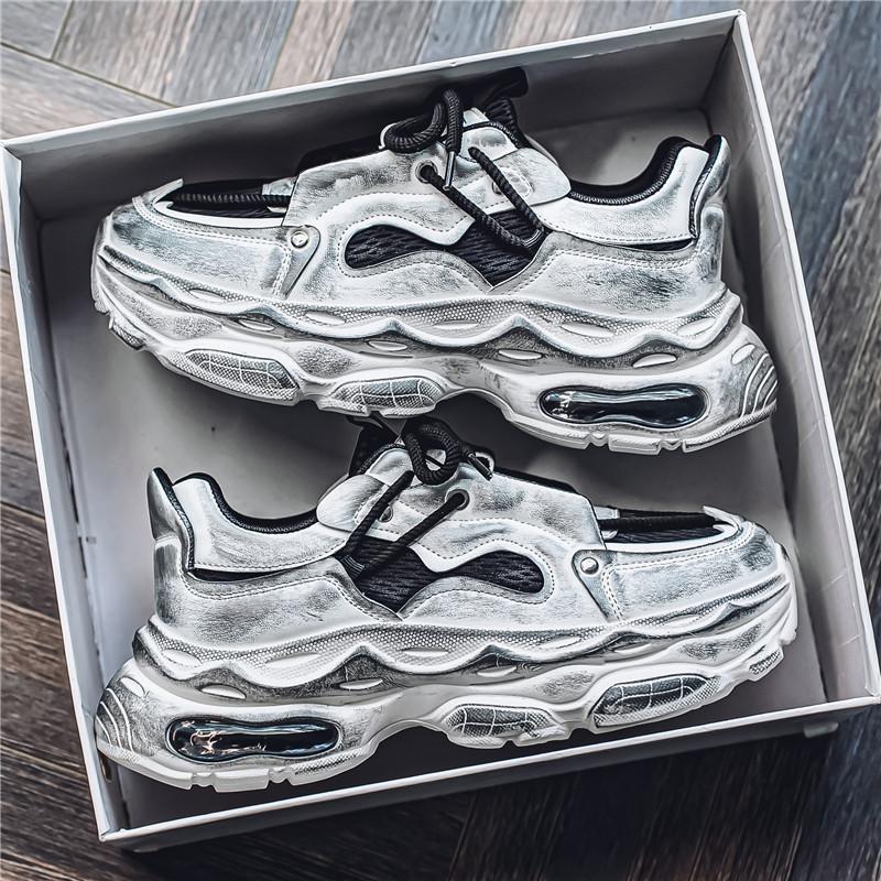22 Four Seasons Mesh Breathable Sneakers Outdoor Niche Dad Shoes Harajuku Old Dirty Shoes