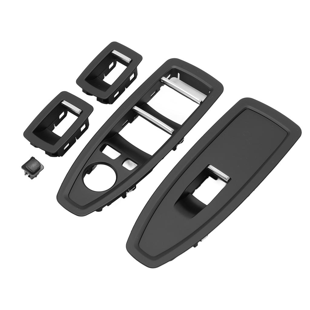 Car Switch Button Panel Trim Cover Replacement for 1 3 4 Series F20 F30 F31 2012‑2019Black