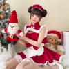 [Milky Time] Christmas Santa Costume, Maid Dress with Ribbon (Maid Santa)