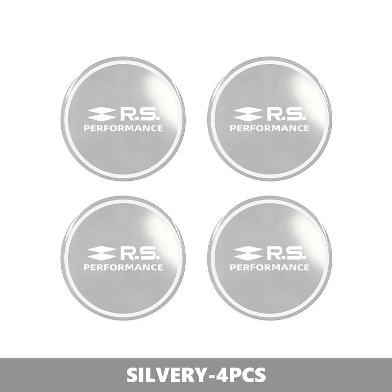 Aluminium Emblem Car Wheel Center Cover Sticker Hub Caps Decal For Renault Symbol Clio 3 4 Sparco Dacia RS Megan Scenic Espace LL8