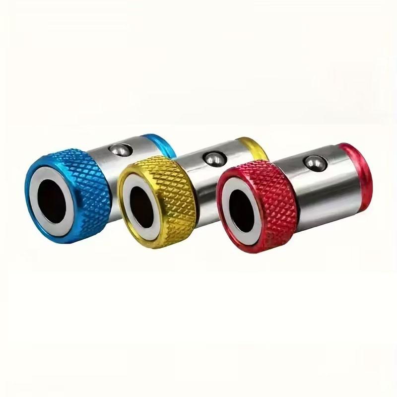 Magnetic Ring Screwdriver Bit Holder Cross Phillips Magnet 1/4 Strong Magnetizer Removable Part Adapter Screw Driver Power Tool
