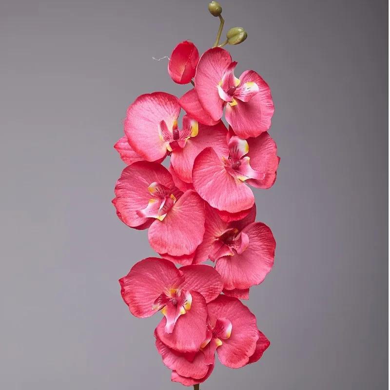 5pcs 9-Heads Artificial Butterfly Orchid Silk Flower 68CM Fake Phalaenopsis Wedding Home Decoration Artificial Flowers