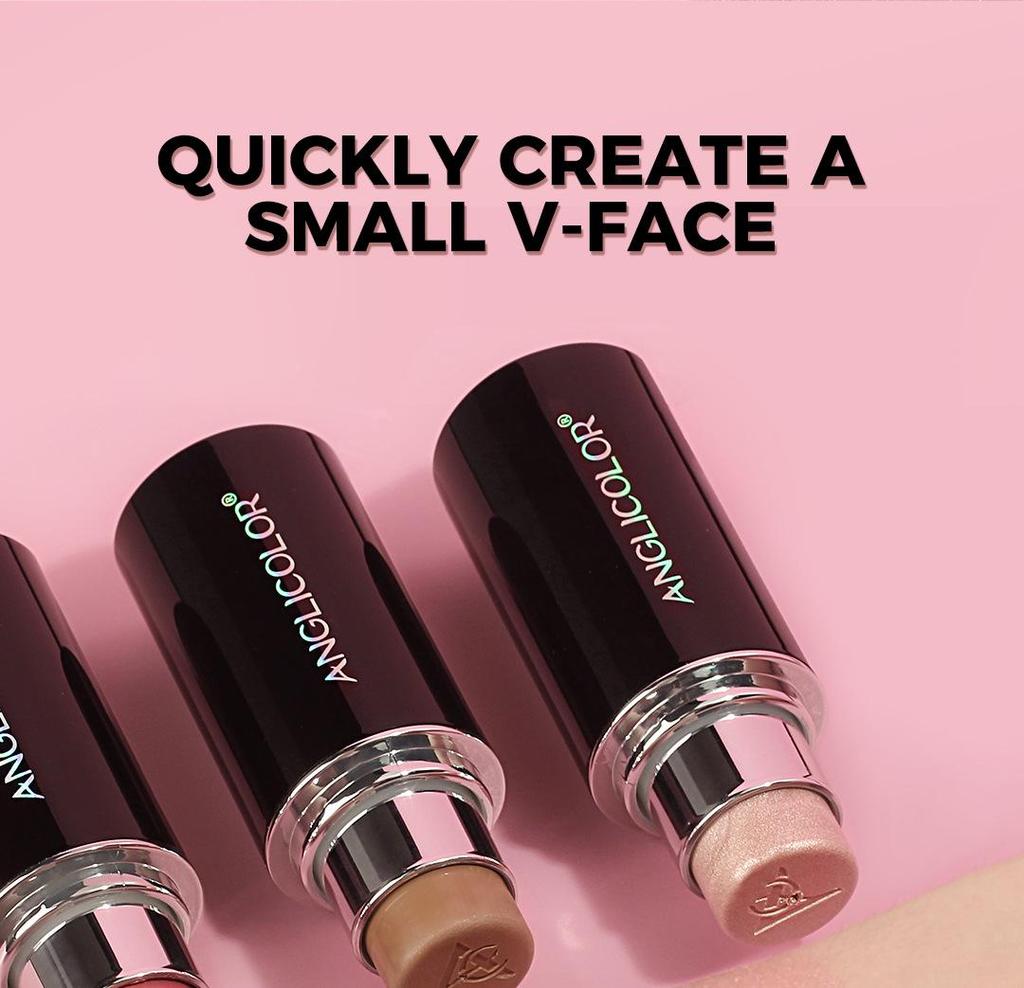 Multicolor Highlighter & Contour Stick for Natural Makeup