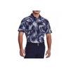 Under Armour SS23 Iso-Chill Printed Golf Polo Men Tops Navy-Blue 1377367-410