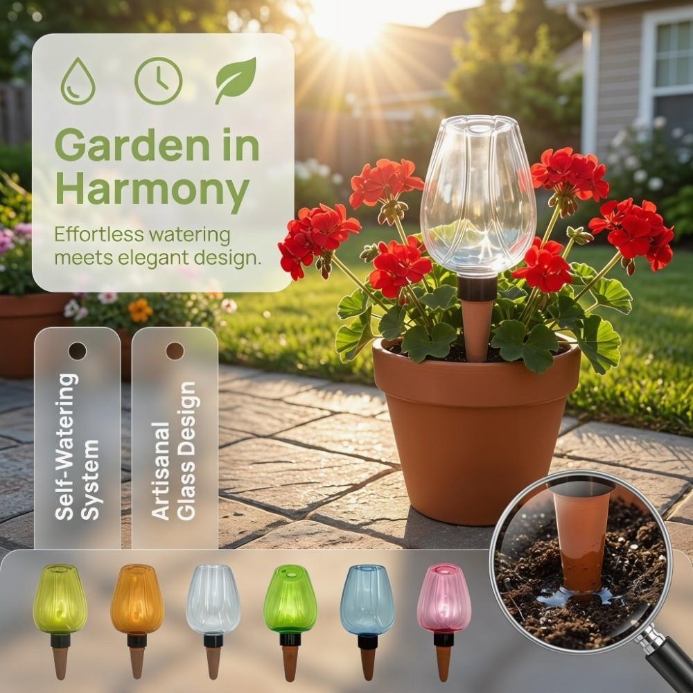 350ml Capacity Plant Watering Globes Slow Release Watering Balls Self Watering Bulbs Garden Plants