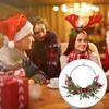 Elegant Christmas Wreath Hanging Decoration for Home Offices, Easy Installation,Illuminated Wreath Christmas Accessories