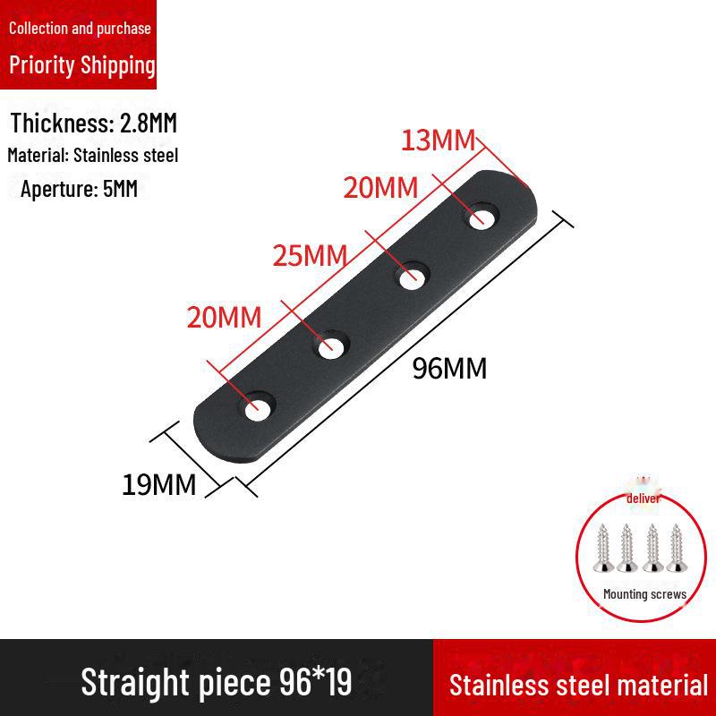 L-förmiger Regalträger aus Edelstahl, 90-Grad-Rechtwinkelverbinder