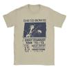 Davids Radio City Men's T Shirt Bowies English Singer Actor Casual Tees Short Sleeve Crewneck T-Shirt Pure Cotton Summer Tops