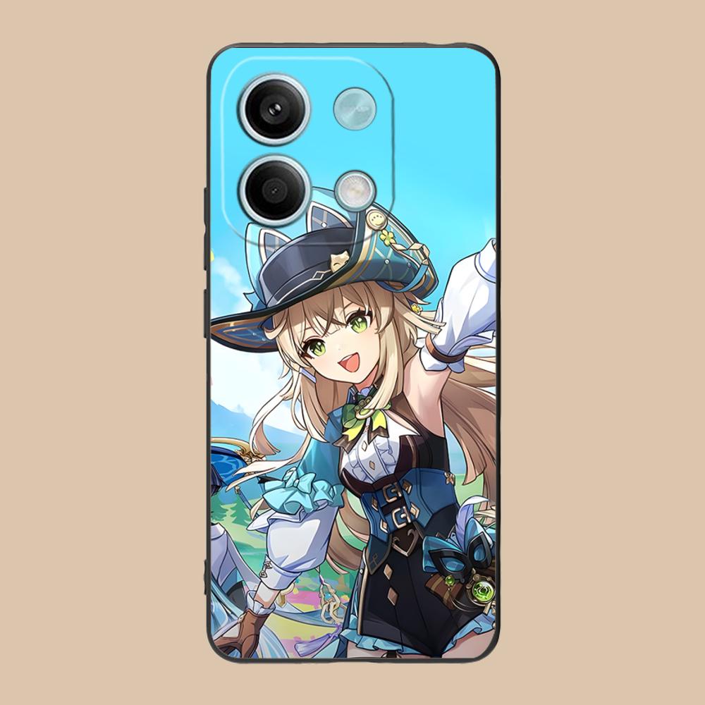 Game GI Kirara Mobile Phone Case for POCO F7 F6 F5 F4 F3 F2 Pro GT C75 C71 C65 C61 C40 Pro Ultra Colorful Printing Cover Luxury