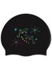 SENTI [Sc-2621] Lizard Bk Silicone Swim Cap