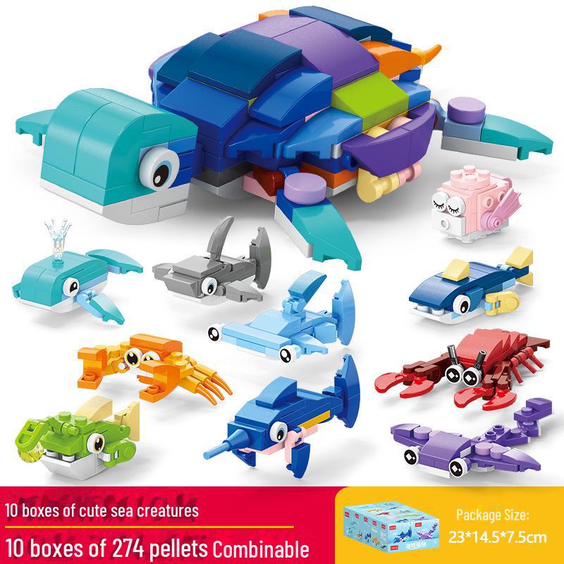 

Lele Brothers Bird Paradise Building Blocks - Образовательная головоломка-модель попугая для детей