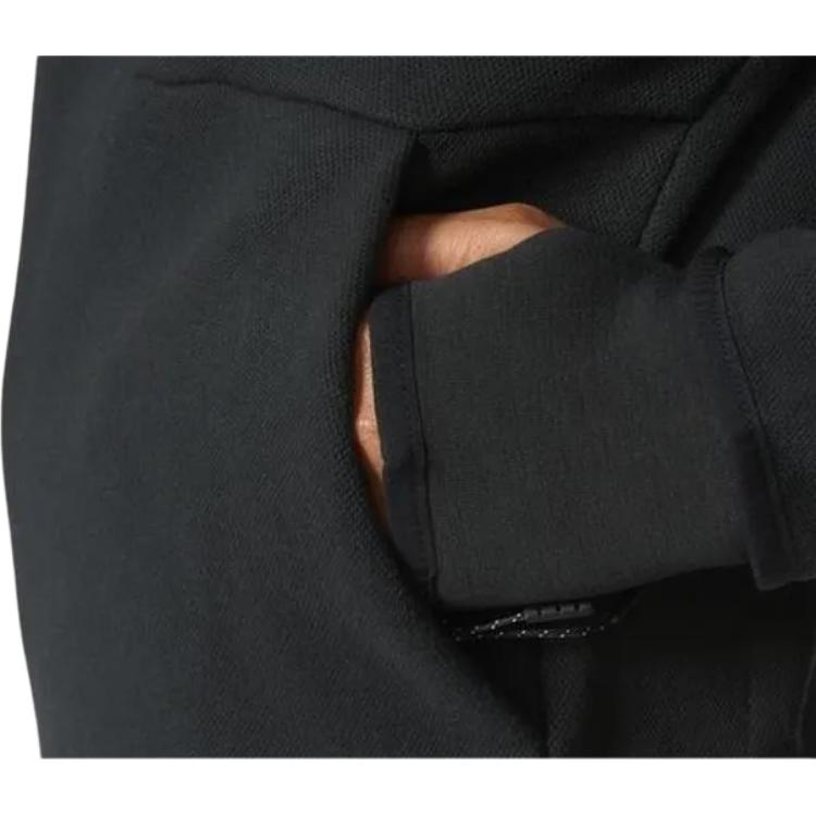 Adidas Solid Color Casual Hooded Long Sleeve Jacket Women Jacket Black S95345